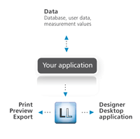 Functional Principle: Reporting with List & Label in Desktop Applications